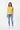 Flutter Sleeve V-Neck Top for Women - Yellow - MEME