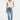 Flutter Sleeve V-Neck Top for Women - White - MEME