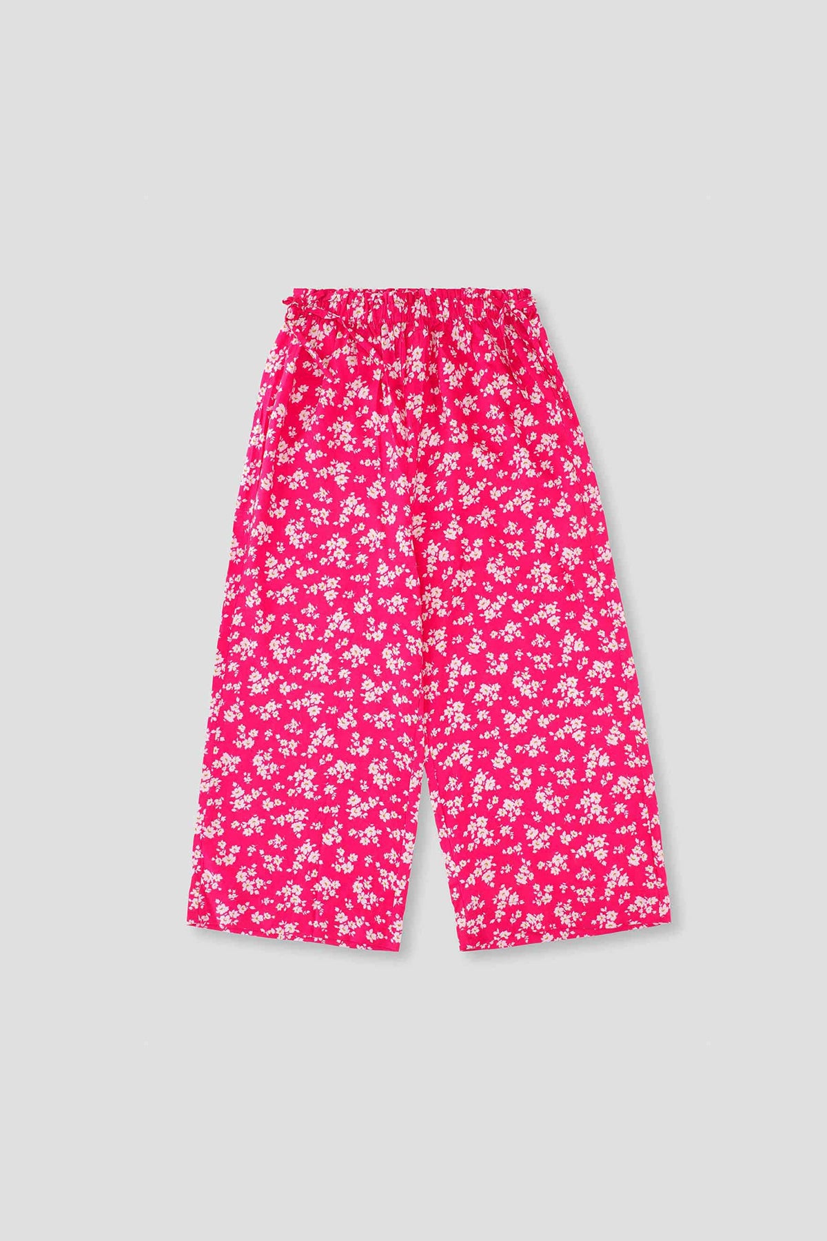 Floral Printed Pant For Girl - Pink