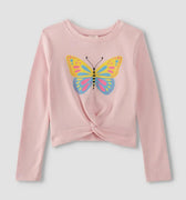 Graphic T-Shirt For Girl - Pink - MEME
