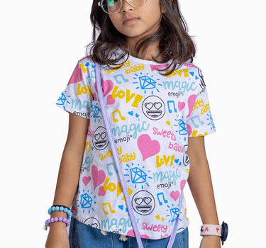 Girls Emoji Tee 