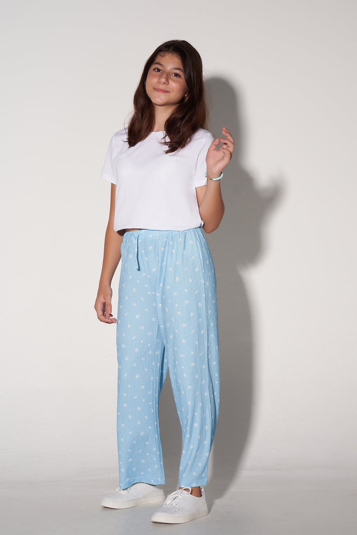 Solid Boot Cut Pants 