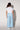 Floral Wide Leg Trouser For Girl - Blue Back Side