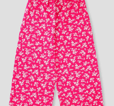 Girls Floral Printed Pants 