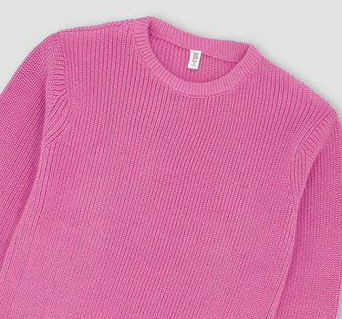 Girl's Solid Pullover Sweater 