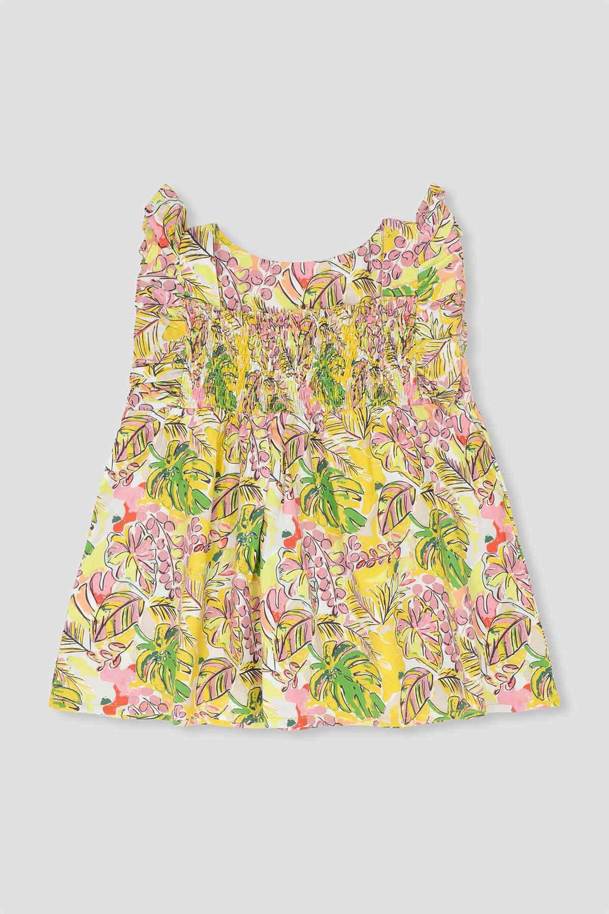 Baby Girl Printed Midi Dress