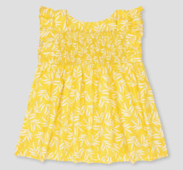 Baby Girl Printed Midi Dress 