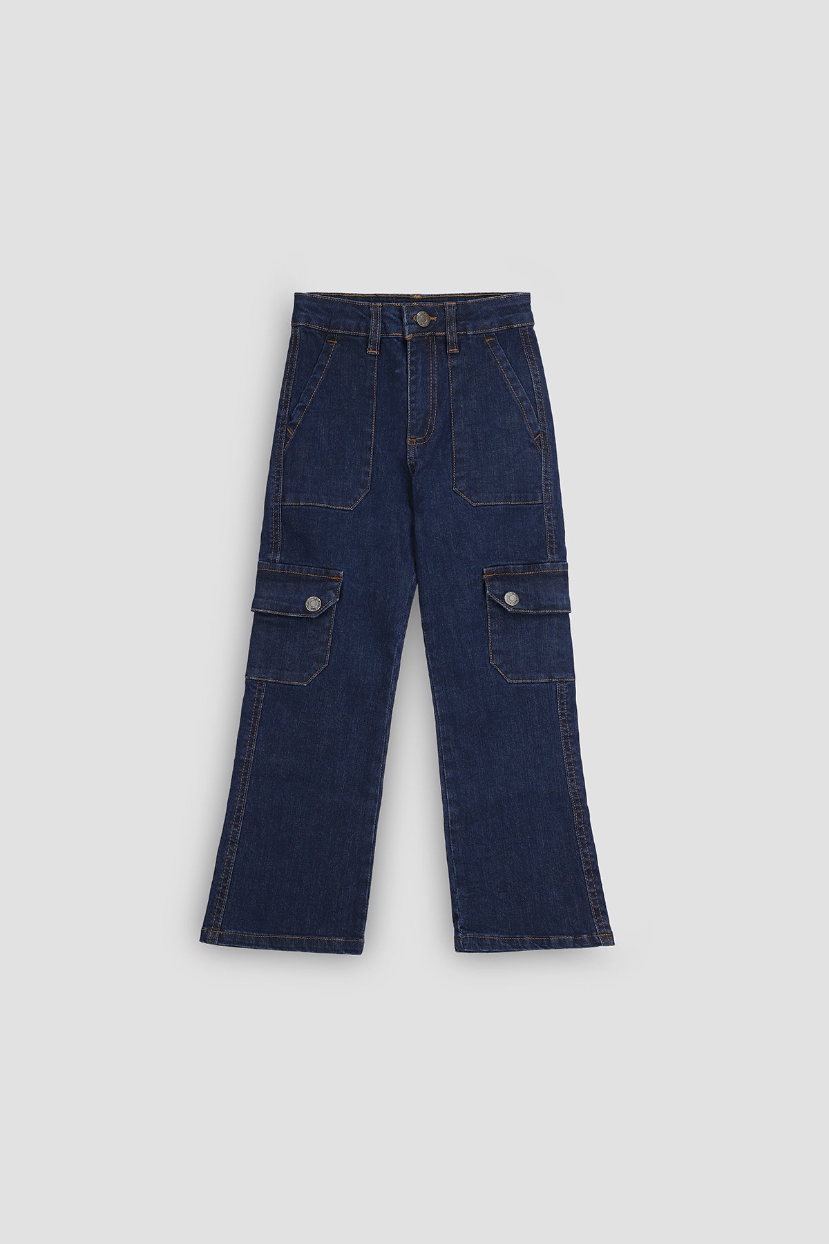 Cargo Pant For Girl - DARK BLUE