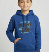 Graphic Hoodie For Boys -Blue - MEME