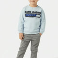Graphic Sweatshirt for Boys - Light Blue - MEME