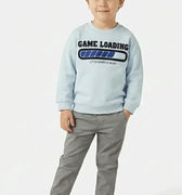 Graphic Sweatshirt for Boys - Light Blue - MEME