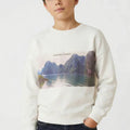 Graphic Sweatshirt For Boys - Off-White - MEME