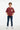 Graphic T-Shirt for Boys - Maroon - MEME