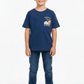 Graphic T-Shirt for Boys - Navy Blue - MEME