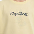 Graphic Cotton T-Shirt for Girls - Pale Banana - MEME
