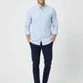 Check Button Down Shirt For Men - Check - MEME