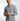 Mandarin Collar Shirt For Men - Grey Stripes - MEME