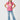 Printed Tank Top For Girl - Hot Pink - MEME