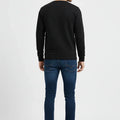 Printed Sweatshirt For Men - Black - MEME