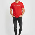 Printed T-Shirt For Men - Red - MEME
