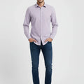 Check Shirt For Men - Purple - MEME