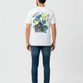 Printed T-Shirt For Men - White - MEME