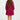 Crinkled Dress For Girl - Fuchsia - MEME