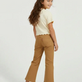 Wide Leg Chino For Girl - Redwood - MEME