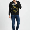 Printed Sweatshirt For Men - Black - MEME