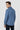 Texture Button Down Shirt For Men - Blue - MEME