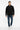 Half Zip Pullover for Man  – Black