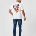 Printed T-Shirt For Men - White - MEME