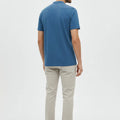 Henly Polo T-Shirt For Men - Blue - MEME