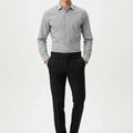 Stripe Shirt For Men - Grey - MEME