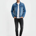 Denim Jacket For Men - Dusk Blue - MEME