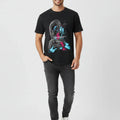 Graphic T-Shirt For Men - Black - MEME