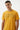 Typography T-Shirt For Men - Gold Yellow - MEME