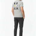 Printed T-Shirt For Men - Heather Grey - MEME