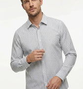 Stripe Shirt For Men - Black - MEME