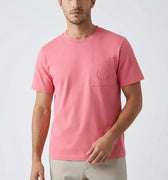 Crew Neck Basic T-Shirt For Men - Rose - MEME