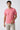 Crew Neck Basic T-Shirt For Men - Rose - MEME