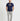 Printed T-Shirt For Men - Navy - MEME