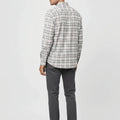 Check Button Down Shirt For Men - Check - MEME