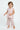 Embroidered Scallop Hem Dress For Girls - Blush Pink