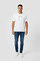Printed T-Shirt For Men - White - MEME