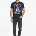 Printed T-Shirt For Men - Blue - MEME