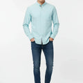 Solid Shirt For Men - Light Blue - MEME