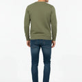 Printed Sweatshirt For Men - Deep Lichen - MEME