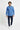 Solid Button Down Shirt For Men - Indigo - MEME
