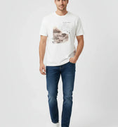 Printed T-Shirt For Men - White - MEME